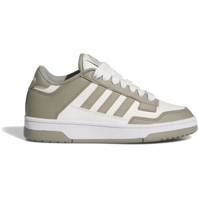 adidas Originals Silver Pebble/Cloud White/Ftwr White Rapid Court Low J Sneakers Kids Sneakers with Laces sale