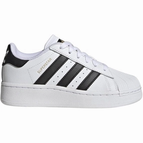 adidas Originals SUPERSTAR XLG J Sneakers Cloud White / Core Black / Gold Metallic Kids Sneakers with Laces sale