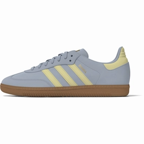 adidas Originals Wonder Blue/Powder Yellow/Gum 3 Samba Og J Sneakers Kids Sneakers with Laces sale