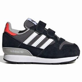 adidas Originals ZX 500 Sneakers Grey / White / Core Black Kids Velcro Sneakers discount