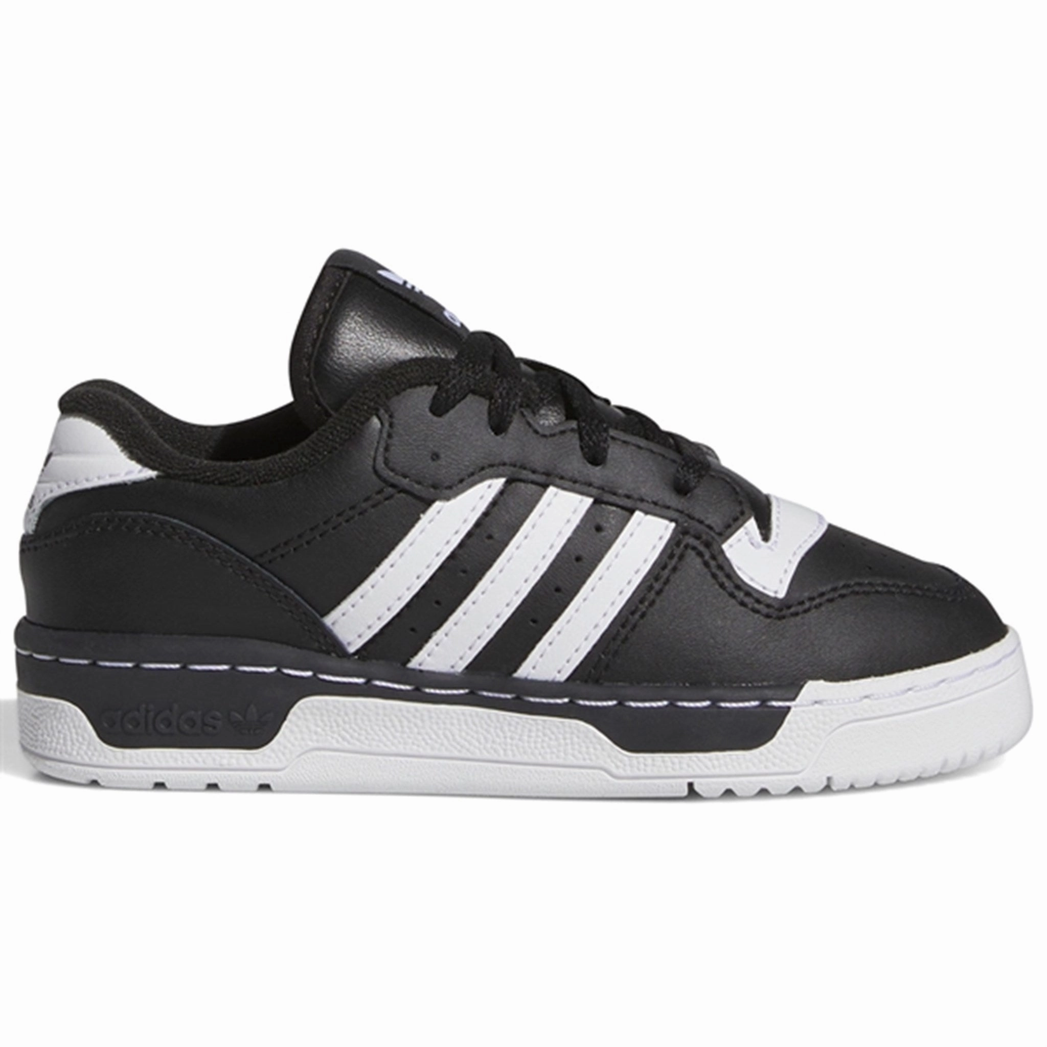 adidas Rivalry Low C Sneakers Core Black / White Kids Sneakers with Laces sale