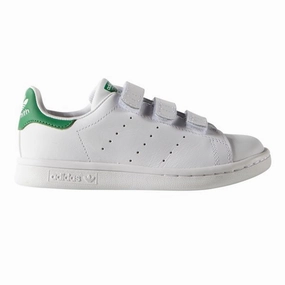 adidas Stan Smith Sneakers White/Green M20607 Kids Velcro Sneakers discount