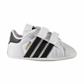 adidas Superstar Baby Sneakers White/Black S79916 Kids Velcro Sneakers discount