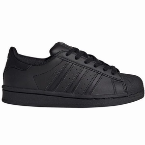 adidas Superstar Sneakers Black Kids Velcro Sneakers discount