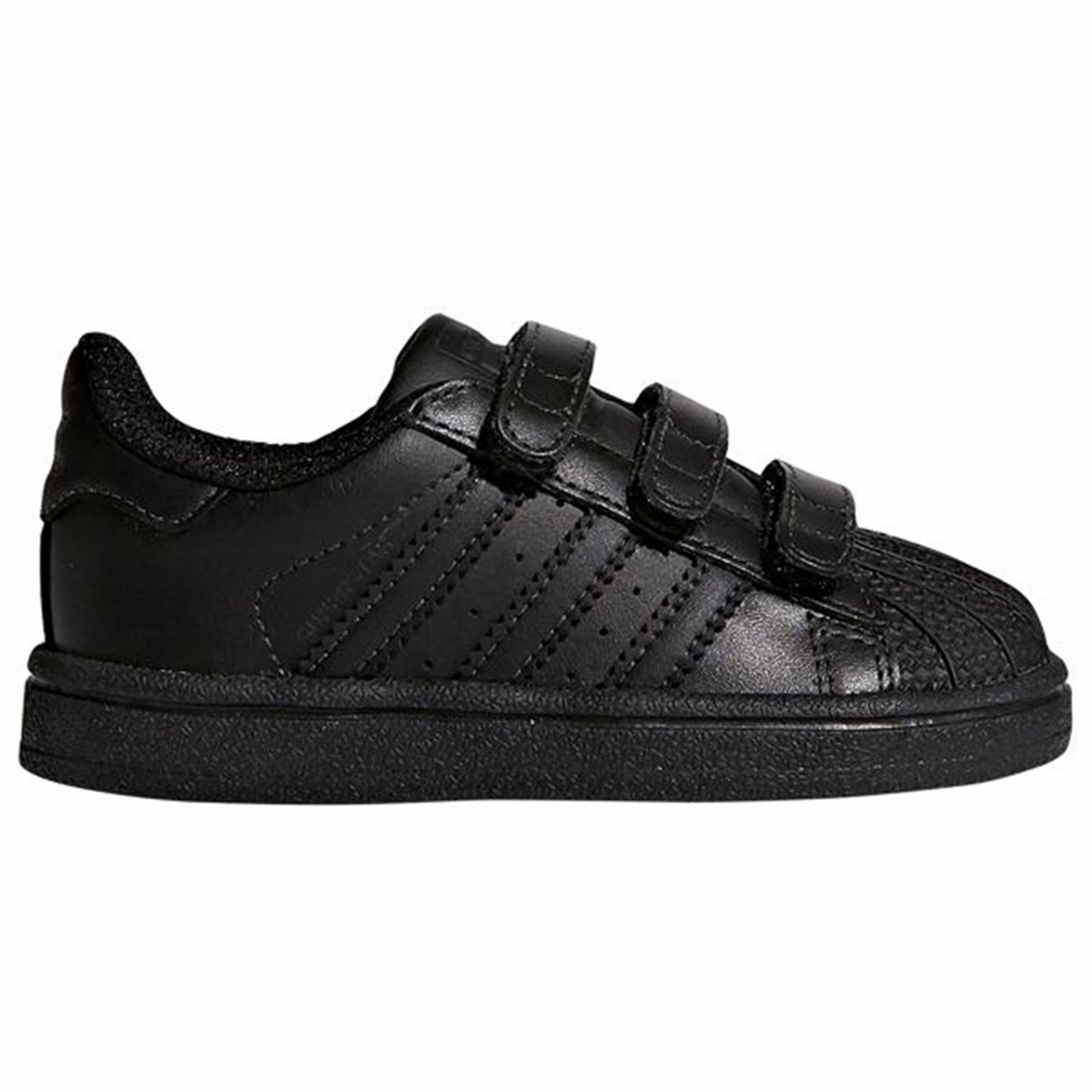 adidas Superstar Sneakers Black Kids Velcro Sneakers discount