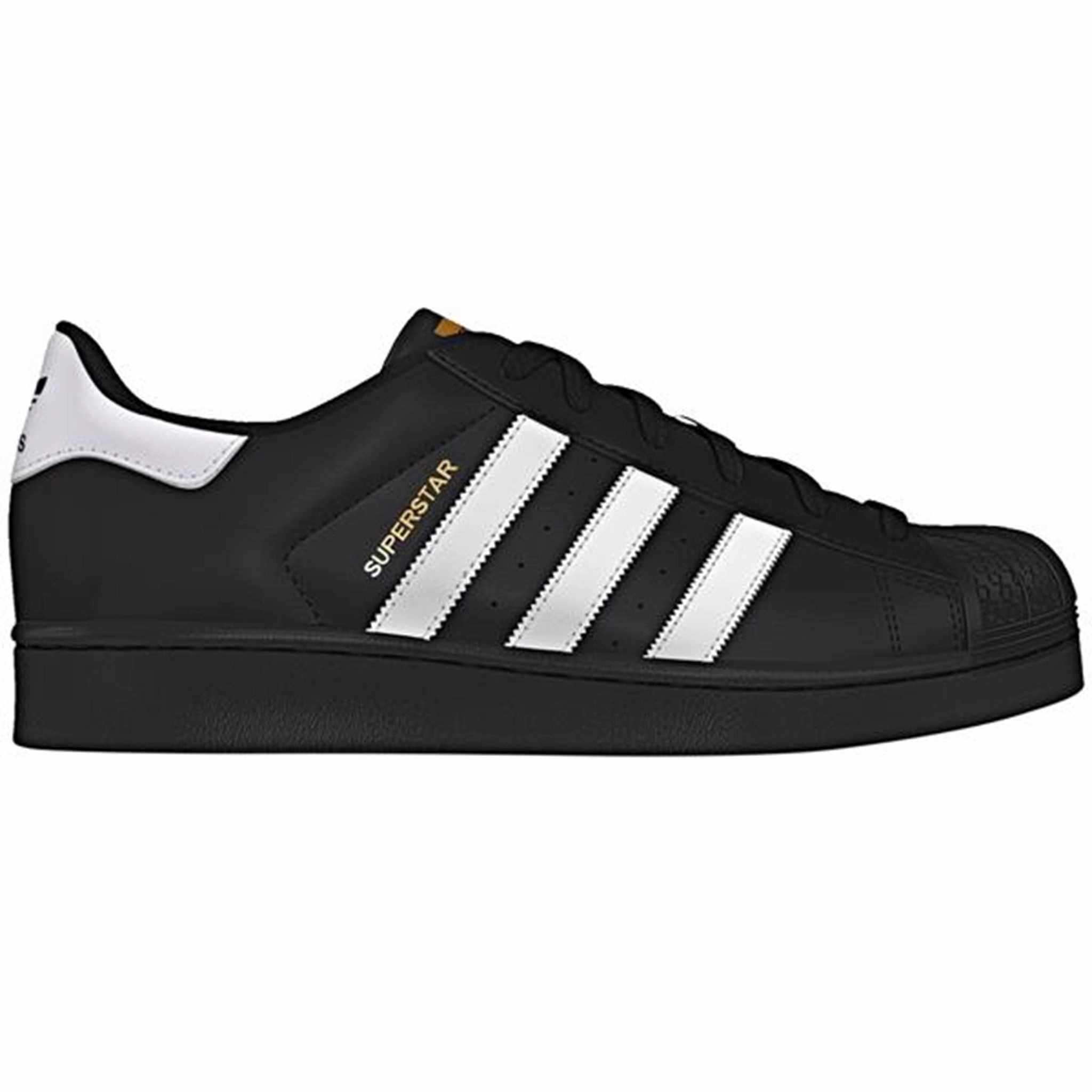 adidas Superstar Sneakers Black/White Kids Sneakers with Laces sale