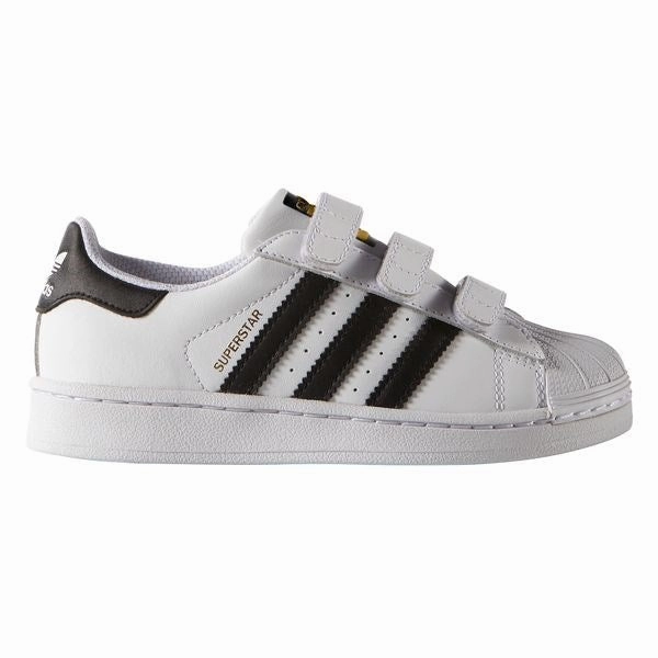 adidas Superstar Sneakers White/Black B26070 Kids Velcro Sneakers discount