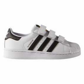 adidas Superstar Sneakers White/Black B26070 Kids Velcro Sneakers discount