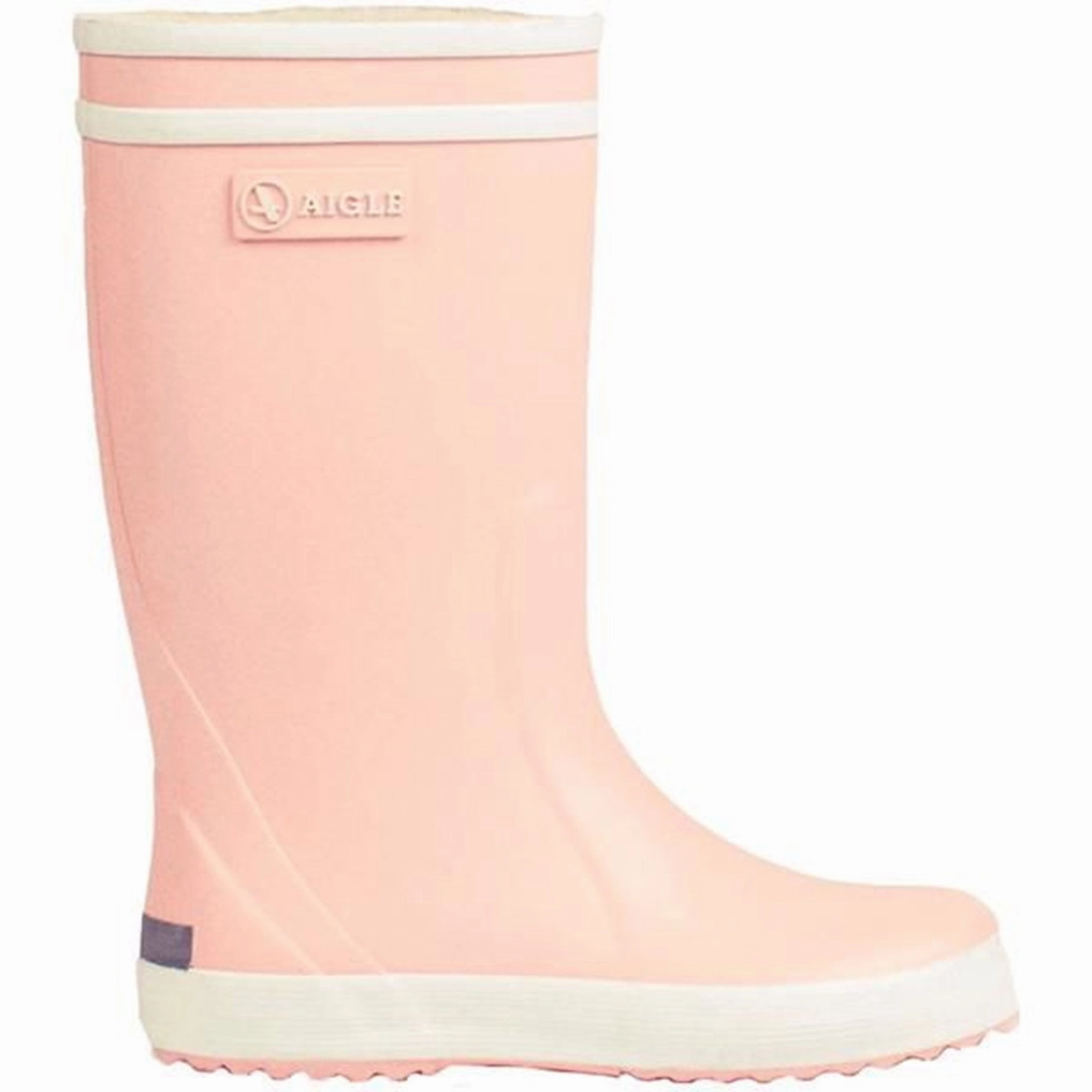Aigle Lolly Pop Wellies Powder Rose Kids Rain Boots with free shipping