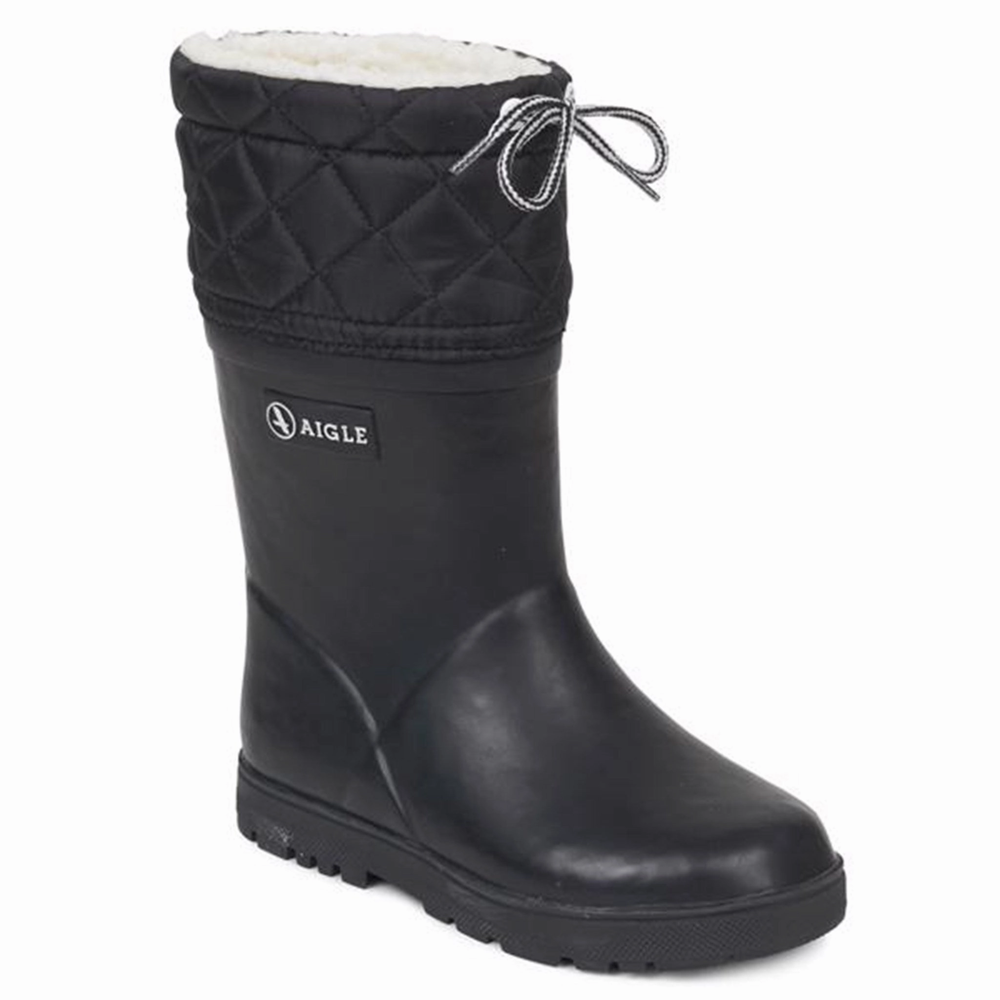 Aigle Warm Woody Thermo Wellies Black