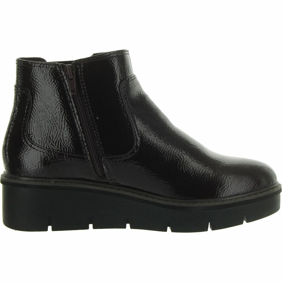 AIRABELL STYLE Womens Faux Leather Wedge Ankle Boots