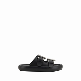 Alexander McQueen Leather Men's Sandals Discount Mens Beach Sandals
