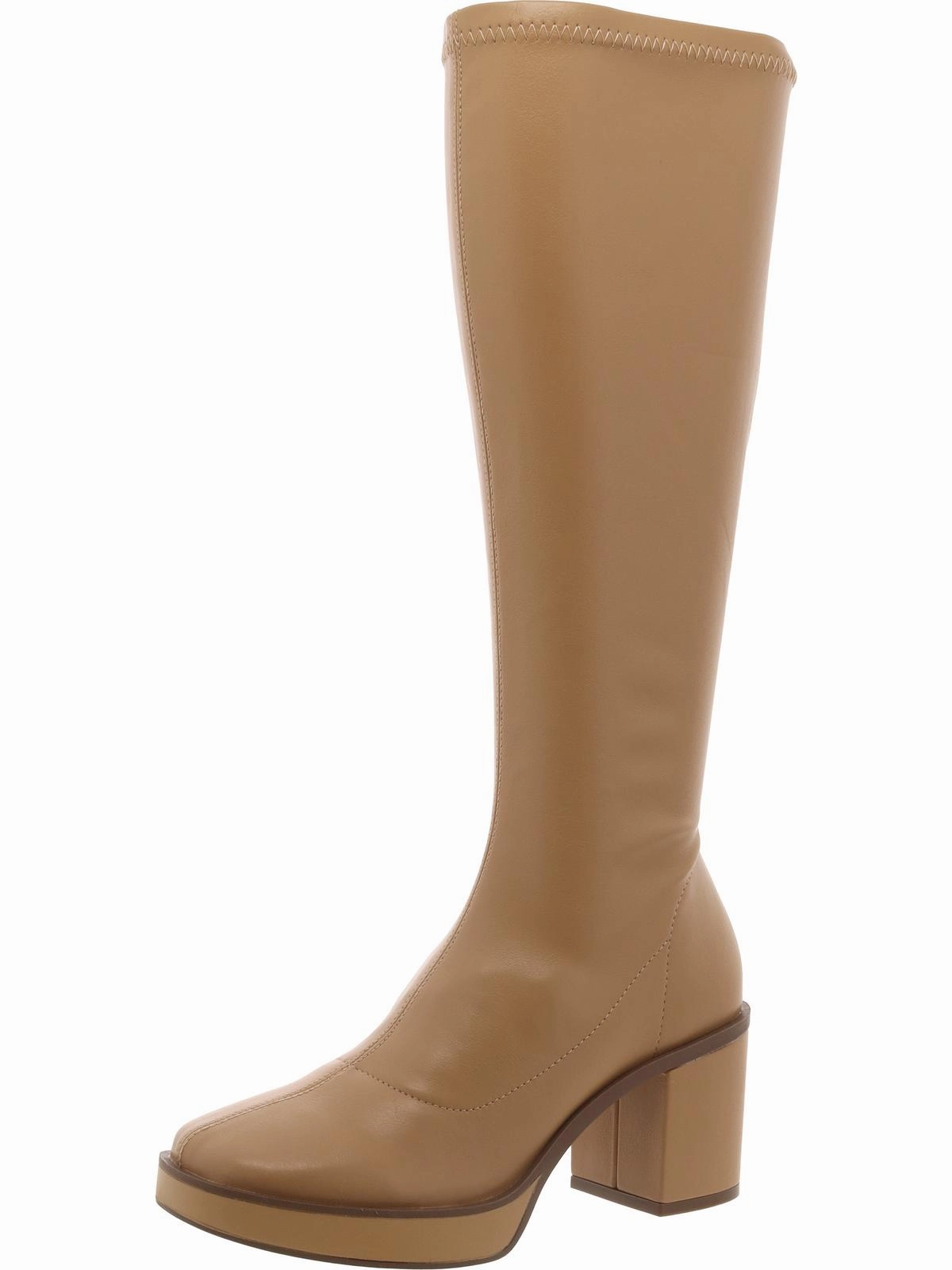 ALONDRA Womens Faux Leather Platform Mid-Calf Boots Buy Womens Boots online cheap