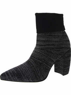 Alora Stretch Bootie Womens Block Heel Ankle Sock Boot Comfortable Womens Boots low price