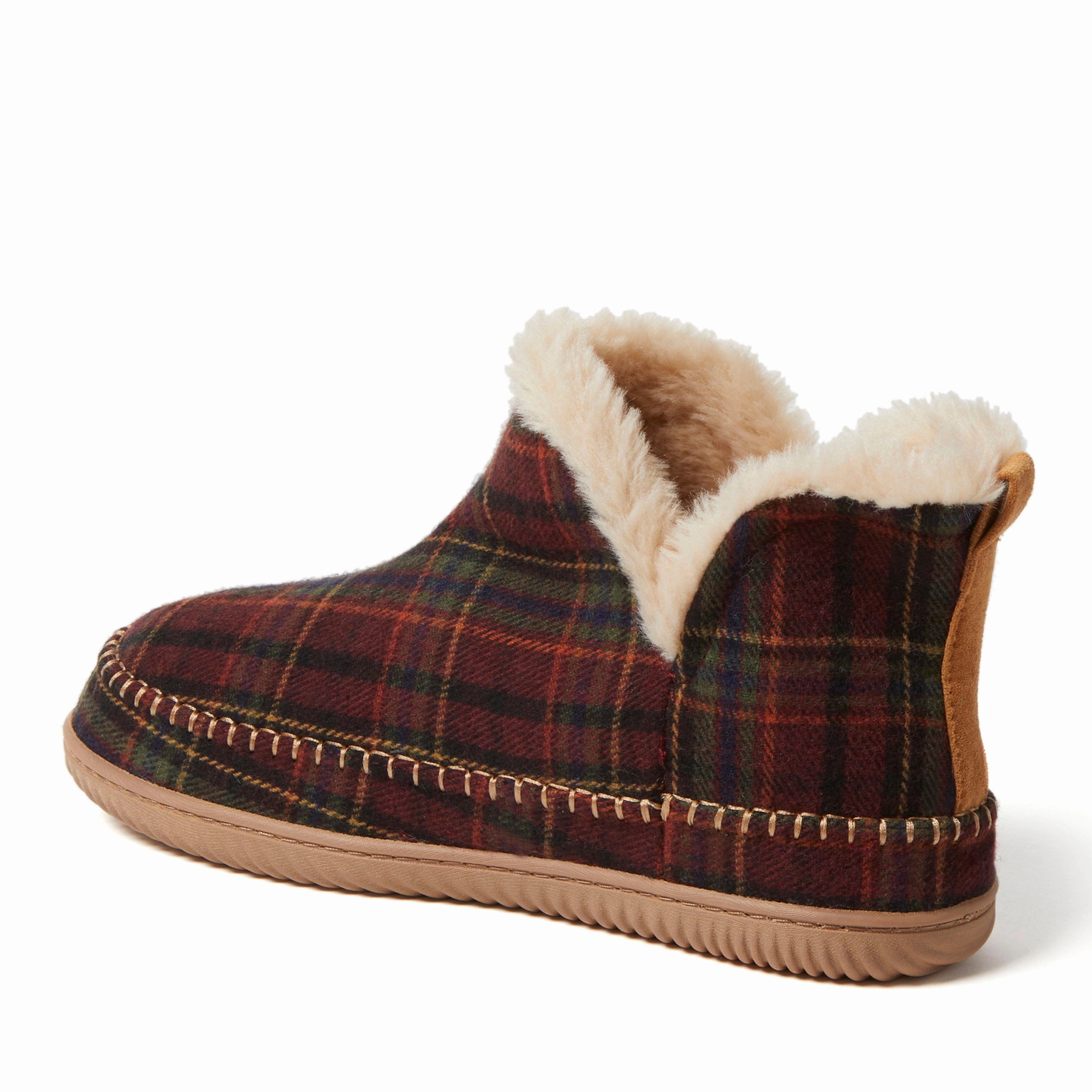 Alpine by Dearfoams Mens Brixen Bootie Slipper