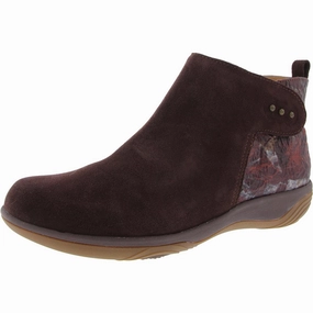 Althea Womens Zipper Suede Booties Sale on Womens Trendy Boots