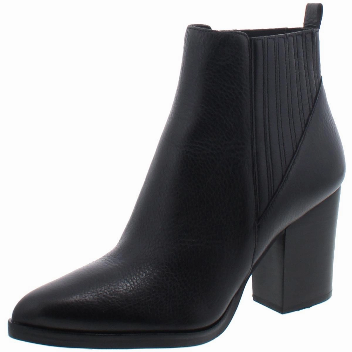 Alva Womens Solid Pointed Toe Ankle Boots