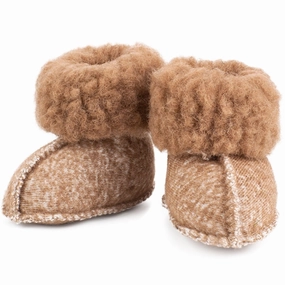Alwero Baby Slippers Camello Wool Slippers Kids clearance