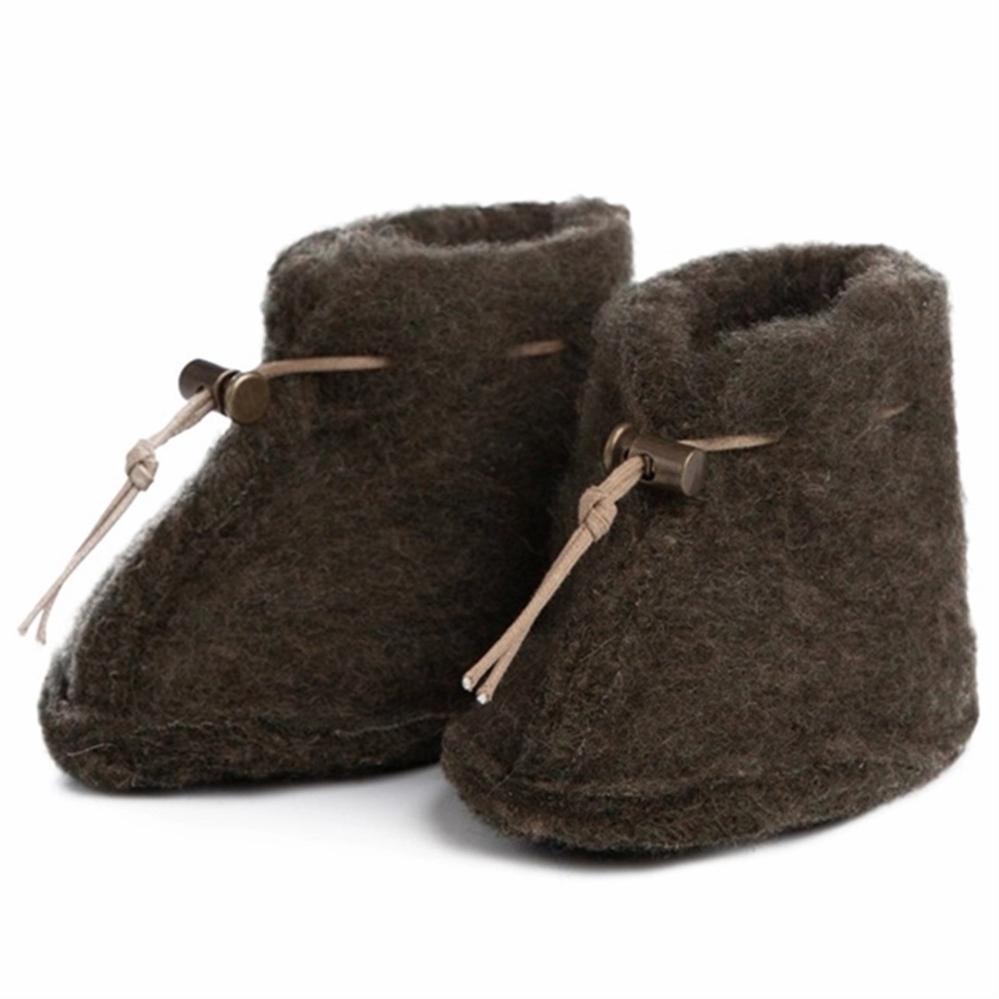 Alwero Baby Slippers Emo Khaki Wool Slippers Kids clearance