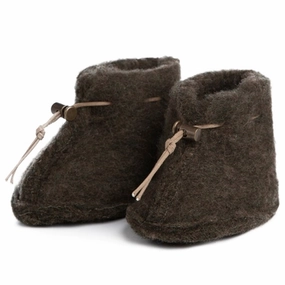 Alwero Baby Slippers Emo Khaki Wool Slippers Kids clearance