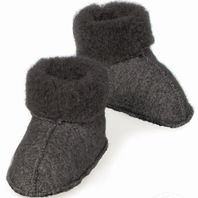 Alwero Baby Slippers Melo Antracit Wool Slippers Kids clearance