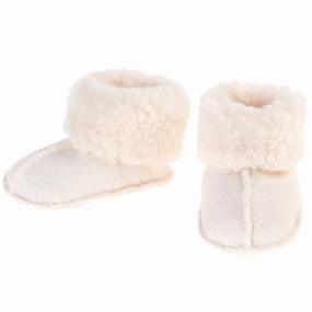 Alwero Baby Slippers Naturel Wool Slippers Kids clearance