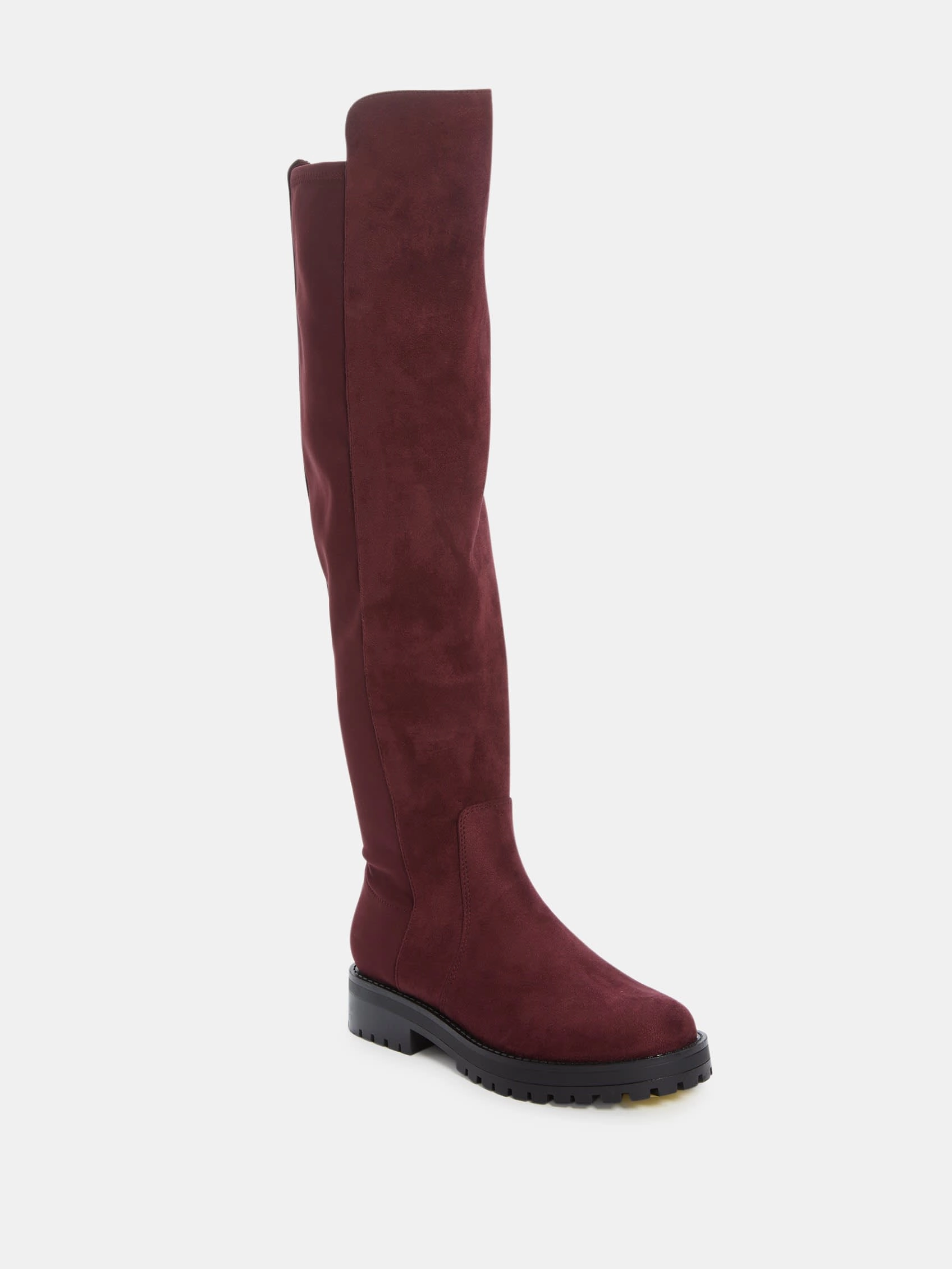 Analin Knit Panel Riding Boots Womens Boots sale online