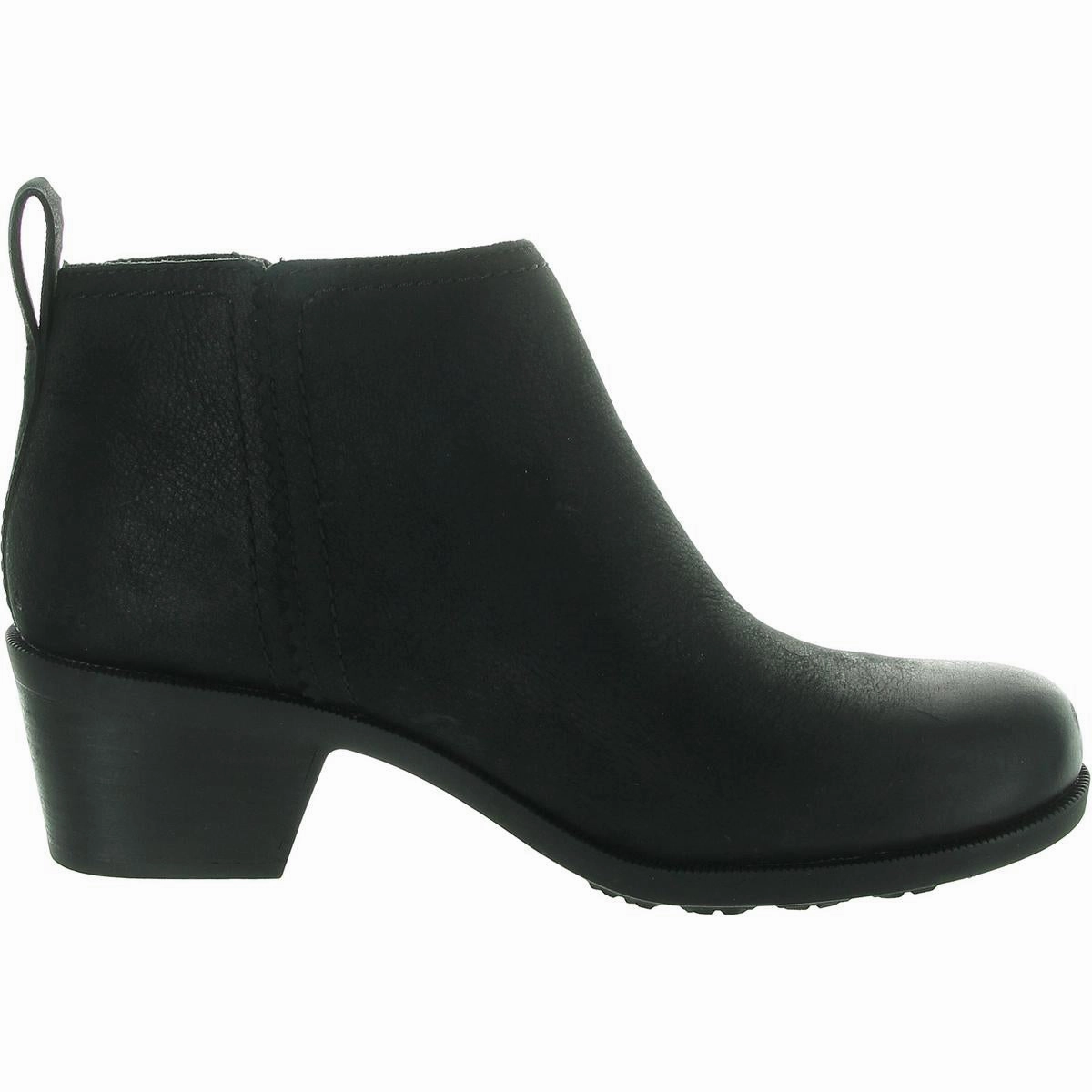 Anaya Womens Leather Booties Ankle Boots