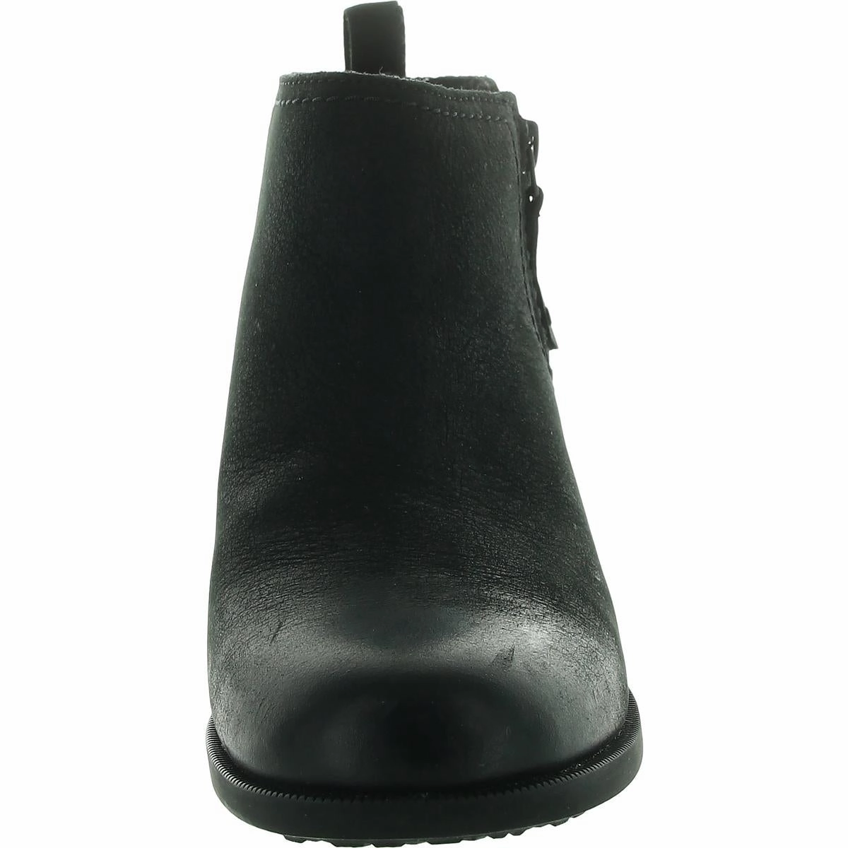 Anaya Womens Leather Booties Ankle Boots