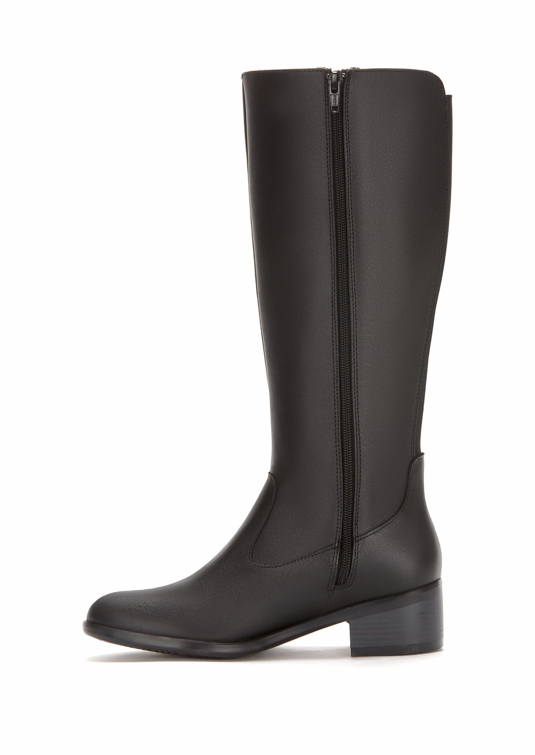 Andrea Leather Knee High Boots