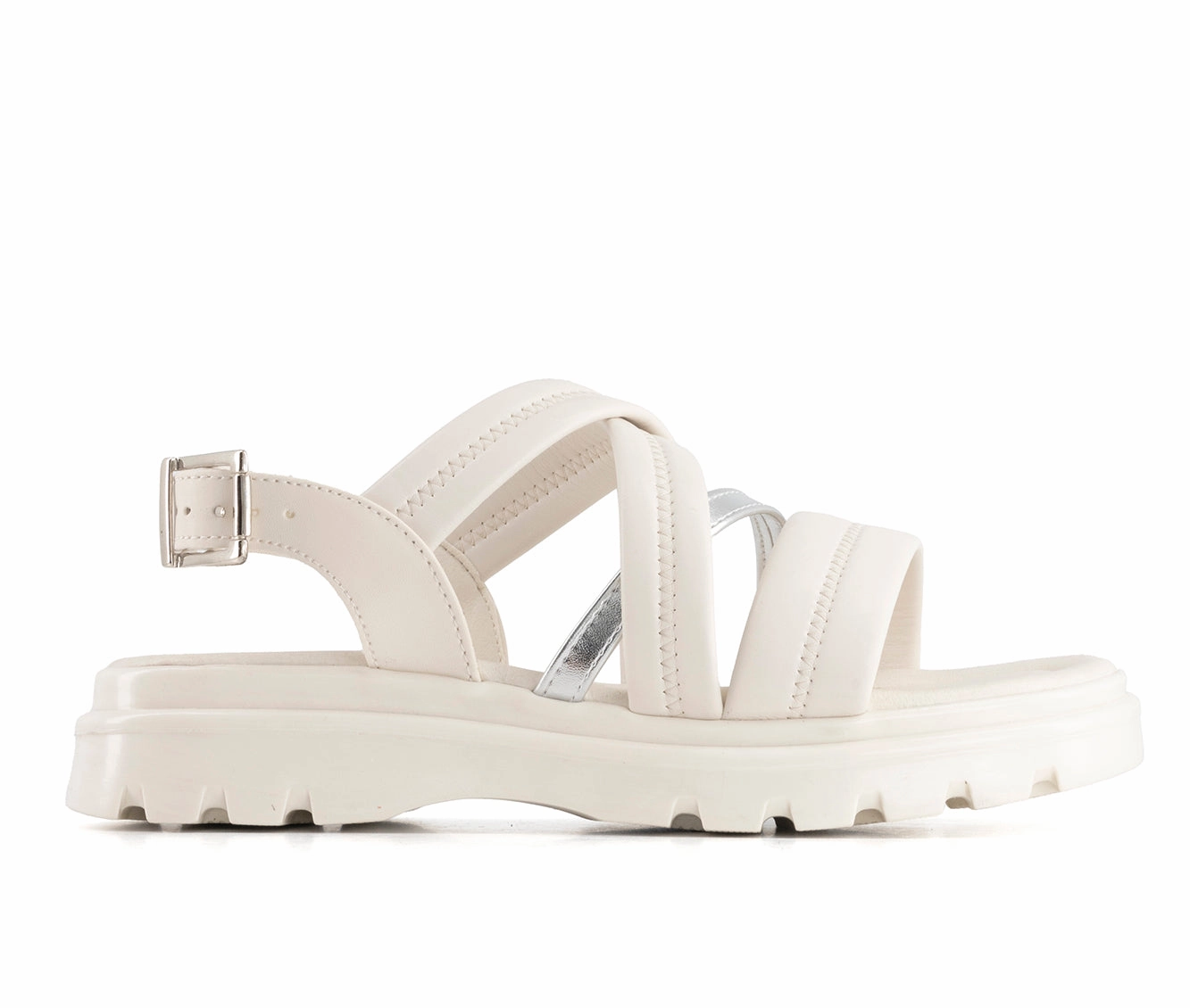 Andrea Women's Slingback Buckle Sandals Womens Outdoor Sandals on offer