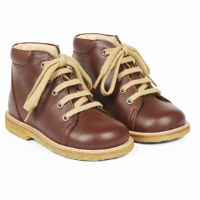 Angulus Angulus Brown Classic Lace-up Shoes Beginner Shoes With Laces Kids deal