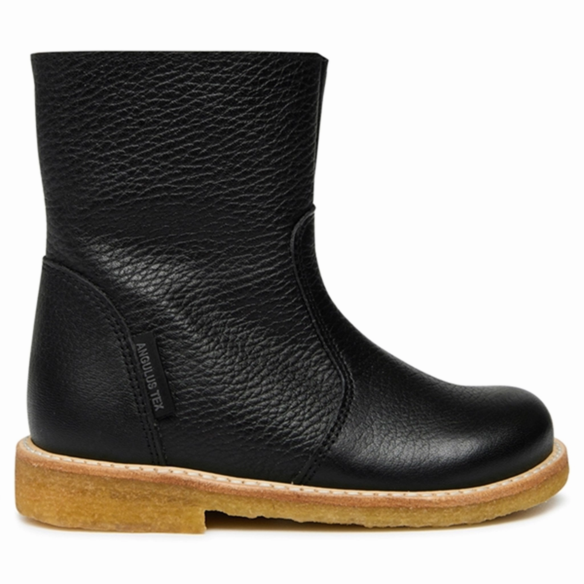 Angulus Basic Tex Boots w Zipper Black