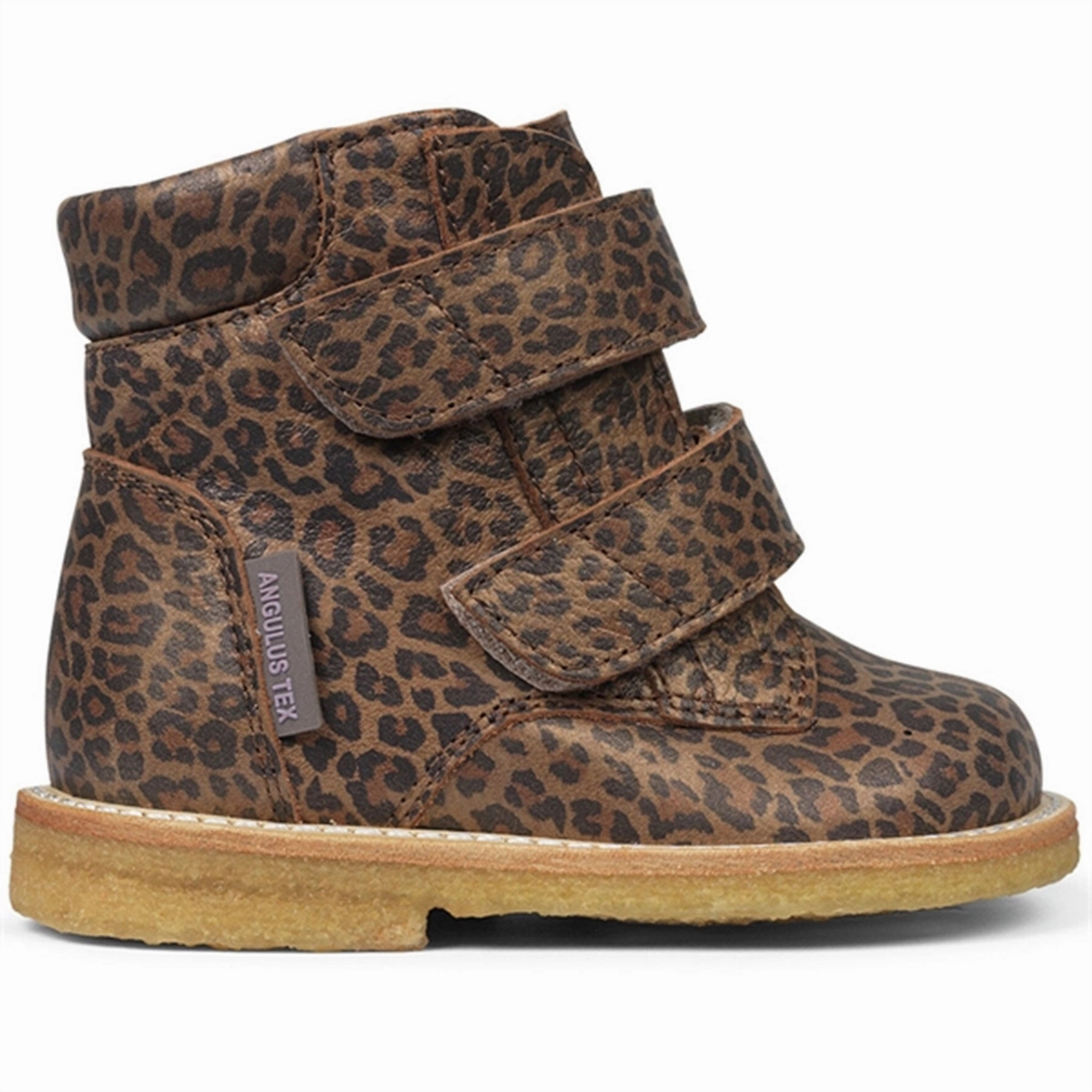 Angulus Beginner Tex-Boots w Velcro Brown Leo