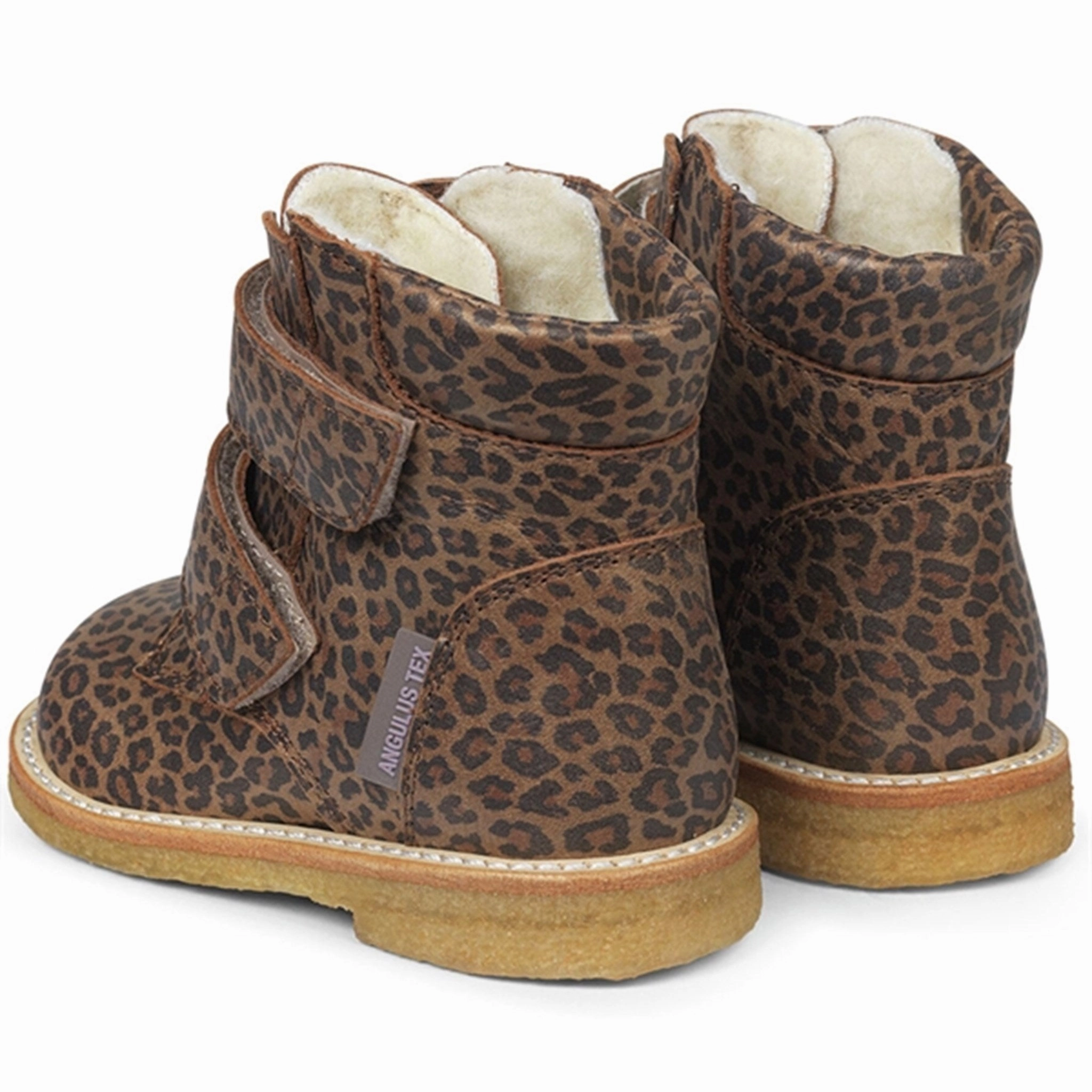 Angulus Beginner Tex-Boots w Velcro Brown Leo