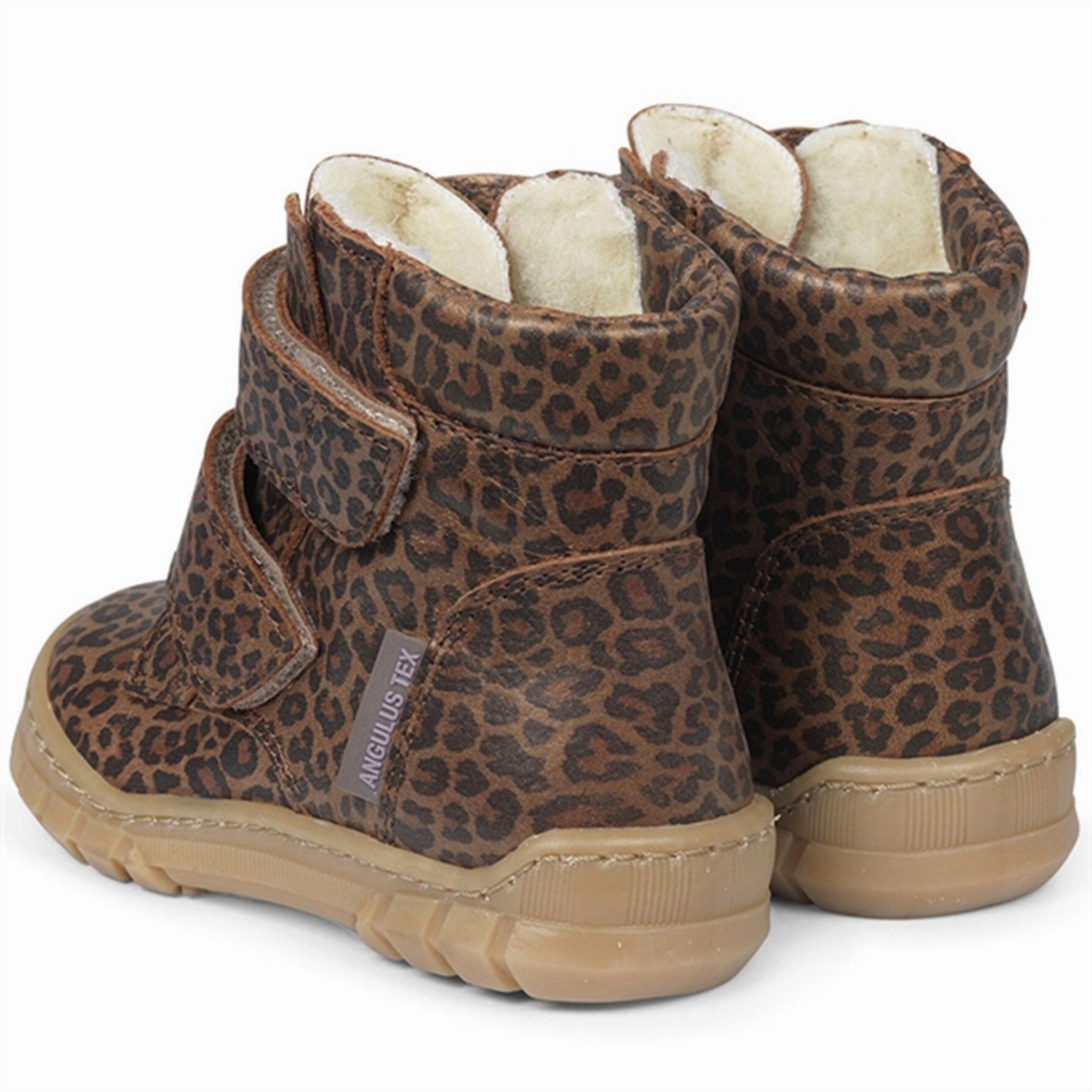 Angulus Beginner Tex Boots w Velcro Brown Leo