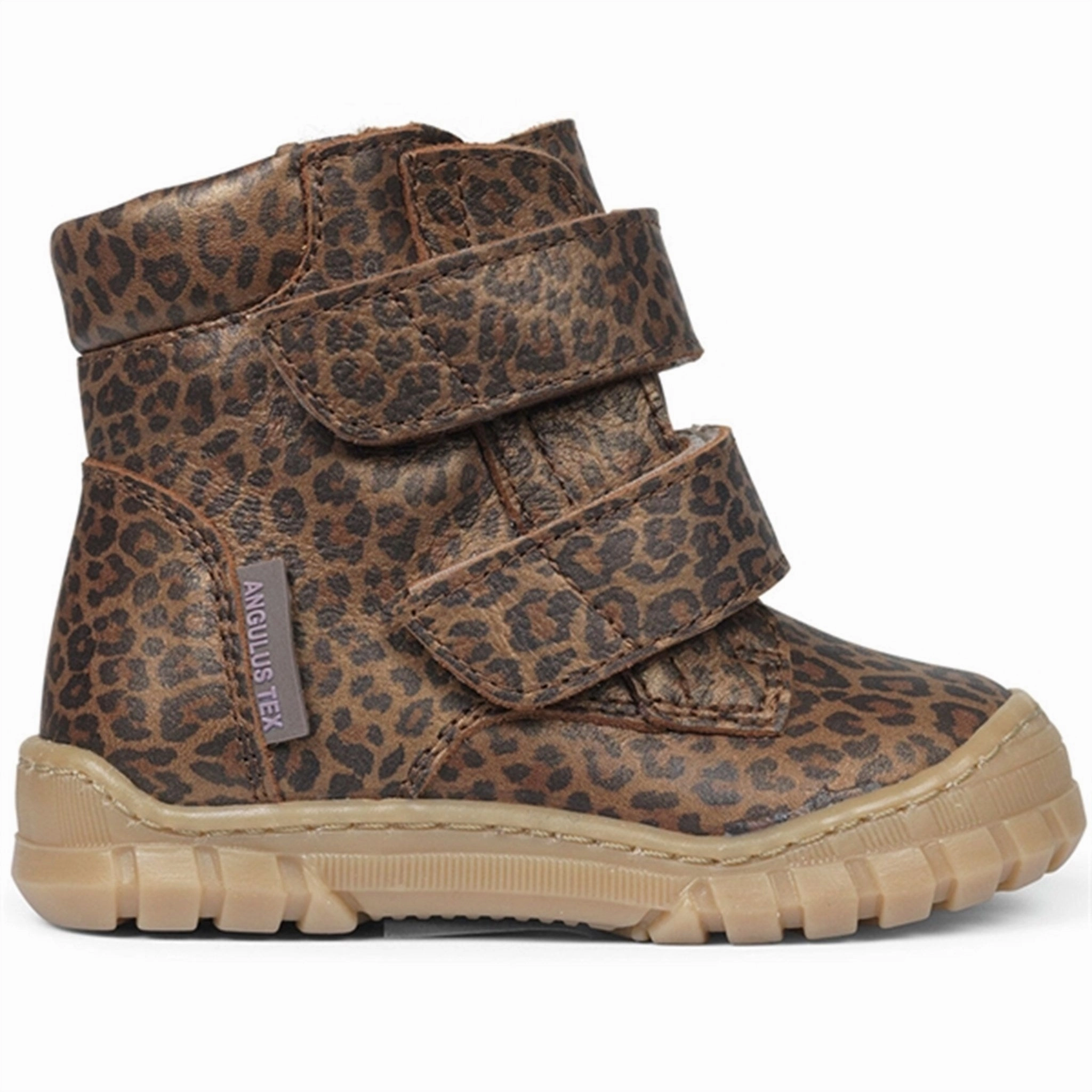 Angulus Beginner Tex Boots w Velcro Brown Leo