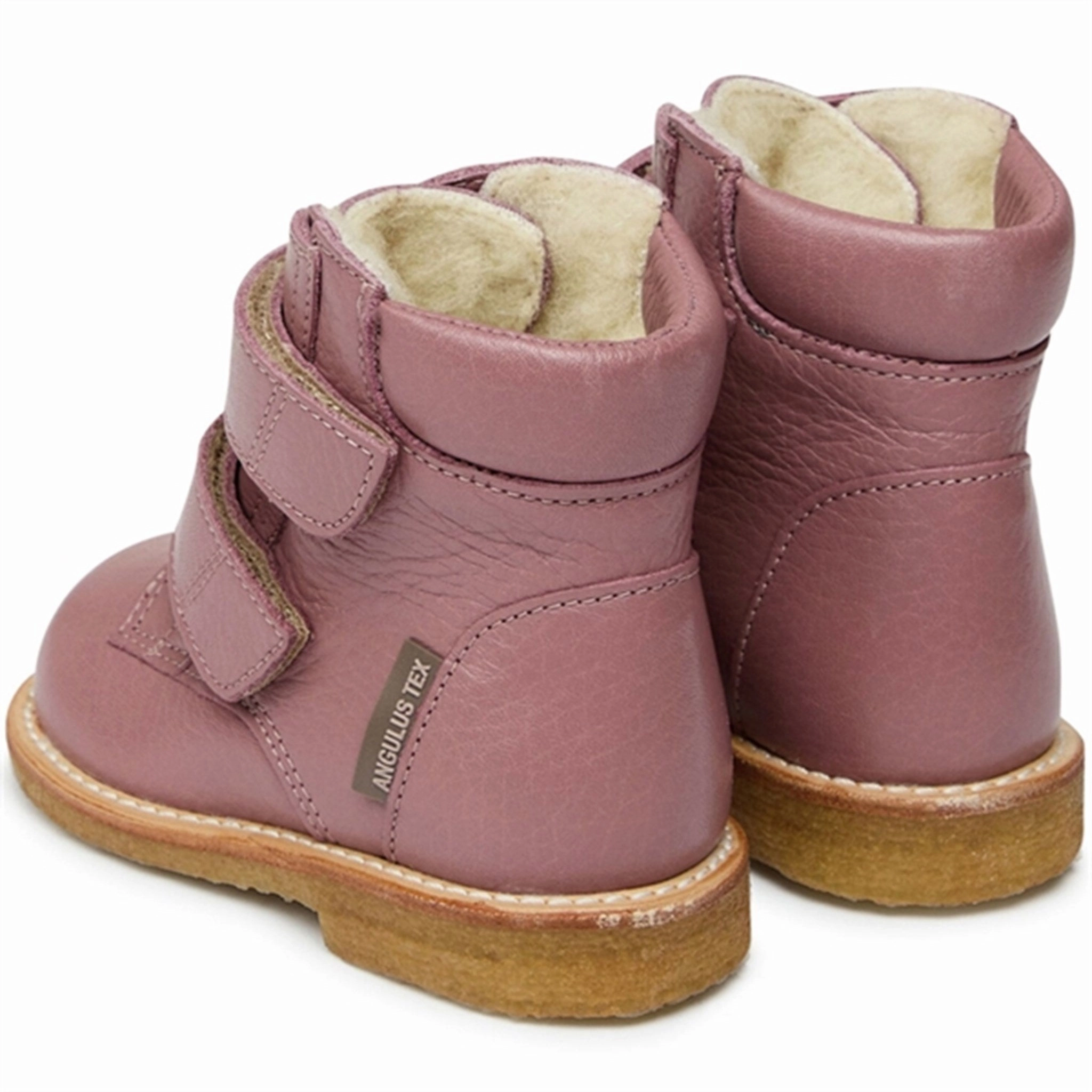 Angulus Beginner Tex-Boots w Velcro Light Plum