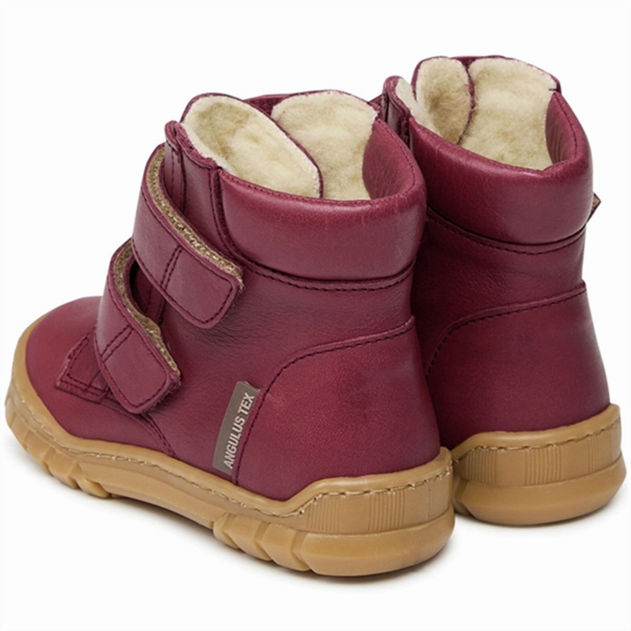 Angulus Beginner Tex Boots w Velcro Plum