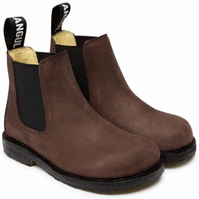 Angulus Boots w Elastic Brown/Black Kids Chelsea Boots sale
