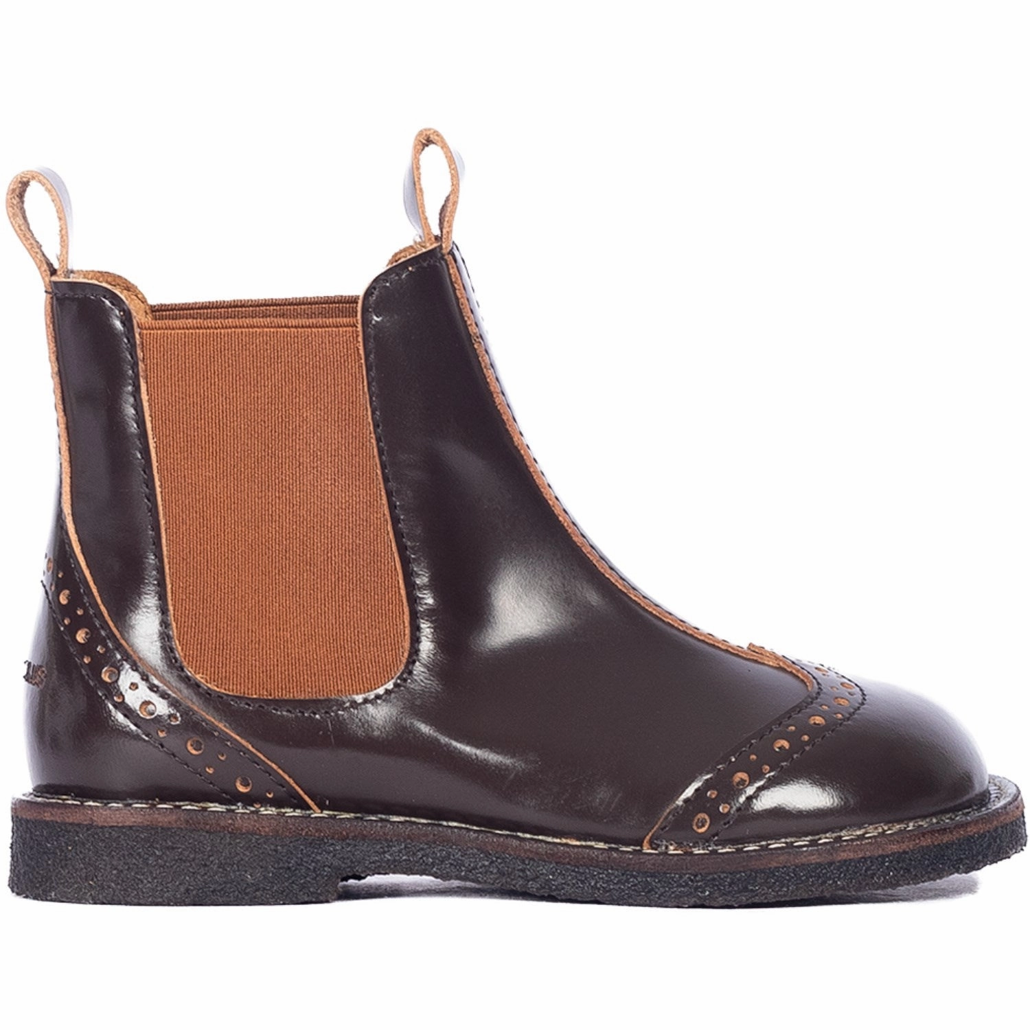 Angulus Brown/CAndnac Chelsea Boot Med BrAndue Hulmnster