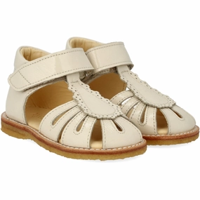 Angulus Buttermilk Beginner Sandal w Velcro Closure Kids Closed Toe Sandals promo