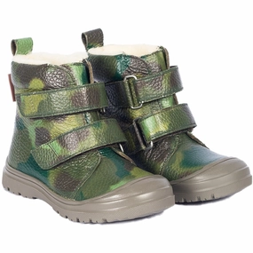 Angulus Camo Print Tex-Boot Med Camouflageprint Og Woolfoer Cheap Kids Winter Footwear