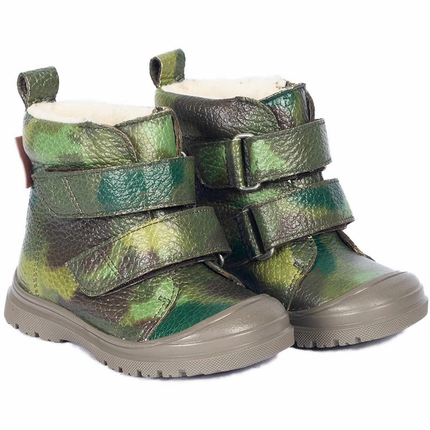 Angulus Camo Print Tex-Boot Med Merino Woolfoer Og Camouflageprint Cheap Kids Winter Footwear
