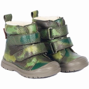 Angulus Camo Print Tex-Boot Med Merino Woolfoer Og Camouflageprint Cheap Kids Winter Footwear