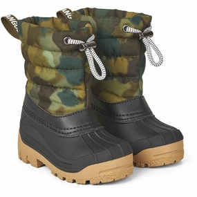 Angulus Camo Print Thermal-Boot Med Woolfoer Kids Thermo Boots discount price