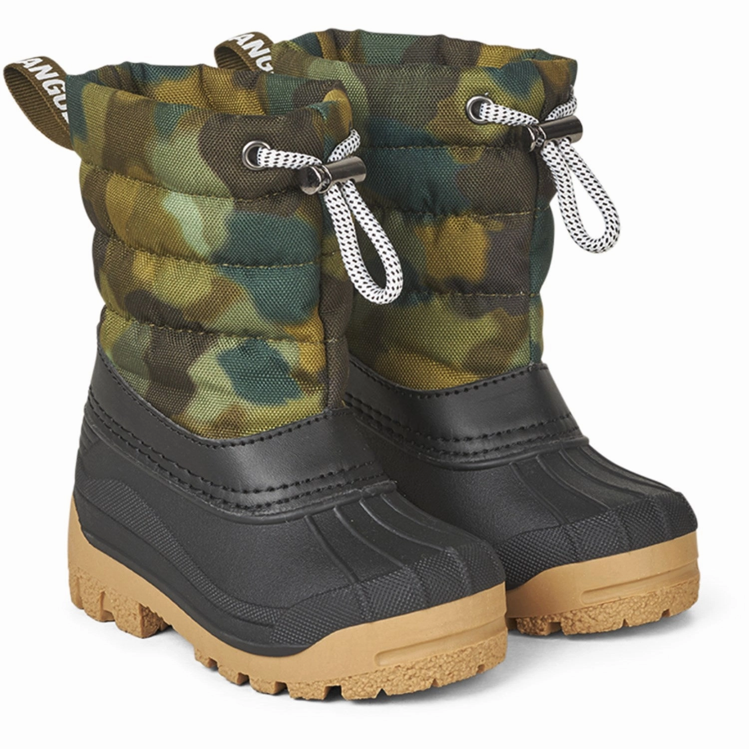 Angulus Camo Print Thermal-Boot Med Woolfoer Kids Thermo Boots discount price