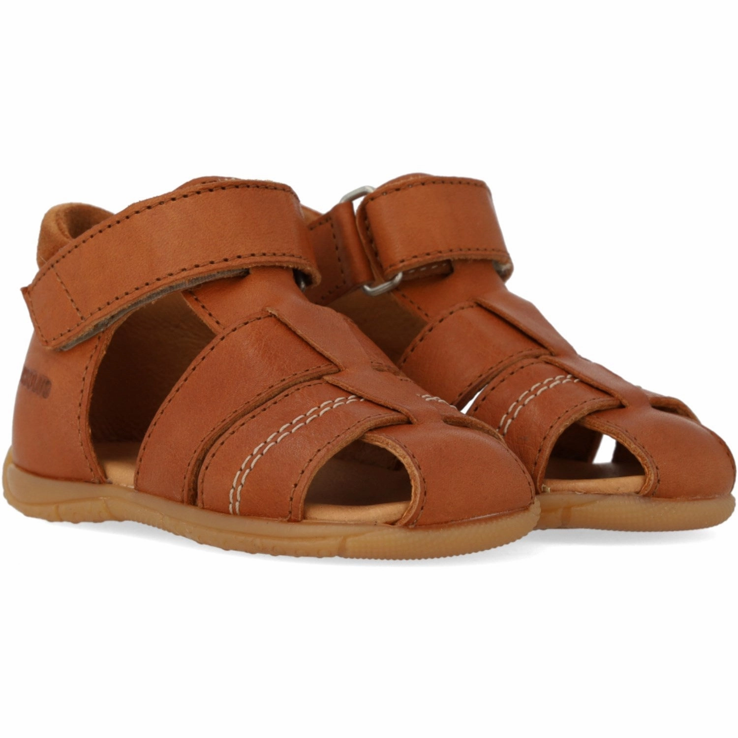Angulus CAndnac Barnets Frste Sandal Med Kontraststikninger Kids Closed Toe Sandals promo
