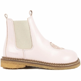 Angulus Chelsea Boots Pale Rose/Rose Glitter/Beige Kids Chelsea Boots sale