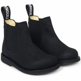 Angulus Chelsea Boots with Elastic Black Kids Chelsea Boots sale